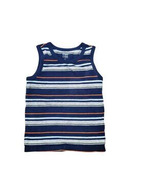 Child of Mine by Carter's Toddler Navy Multi Stripe Boy's Tank‎ Top Size 3T
